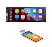 Autoradio Autoradio stéréo CarPlay Android RDS/FM DIN SWC avec caméra de recul compatible avec B M W Mini Cooper S R50 R52 R53 CD53/CABRIO/S GP/Seven/Park Lane 7"