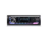 Autoradio avec Bluetooth - Autoradio avec USB, SD, AUX, FM - 1 DIN - Appels mains libres - Port de chargement USB - 4 x 100 Watt