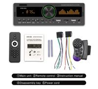 Autoradio Avec Lecteur Mp3 Multimédia Mains Libres, 1din, Fm/Am, Audio, Entrée Usb/Sd/Aux, Localisateur De Tableau De Bord, Unité Centrale Stéréo Automatique, 12v
