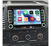 Autoradio avec sans Fil CarPlay pour Volkswagen Transporter T5 2009-2015 | 2 DIN 7 pouces écran Tactile lecteur MP5 Radio Stéréo Multimédia avec Android Auto AM FM RDS SWC Mirror Link Bluetooth Wi-Fi