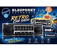 Autoradio Blaupunkt Frankfurt Stereo Oldtimer 1 DIN DAB+ Bluetooth USB UKW