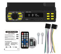 Autoradio Bluetooth 1 Din,Lecteur Mp3,Mains Libres,A2dp,Type C,Usb,Tf,Support De Téléphone Portable À Distance,Système Audio,Unité Principale,D3400 - Type D3400 #C
