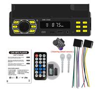 Autoradio Bluetooth 1 Din,Lecteur Mp3,Mains Libres,A2dp,Type C,Usb,Tf,Support De Téléphone Portable À Distance,Système Audio,Unité Principale,D3400 - Type D3400 With Remote #D