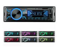 Autoradio Bluetooth Autoradio, Autoradio 1Din, Autoradio 4x60W Radio stéréo FM 7Couls Lecteur USB/SD/AUX/EQ/MP3 Autoradio Pioneer