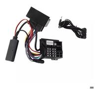 Autoradio Bluetooth Musique AUX Câble Adaptateur Mains Libres Kit de Harnais pour BMW E60 E63 E90 E91 Noir pratique