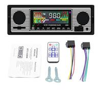 Autoradio Bluetooth, radio de voiture avec USB/SD/AUX, FM avec audio pour voiture, lecteur multimédia MP3, lecteur MP3 numérique, appels mains libres avec télécommande sans fil