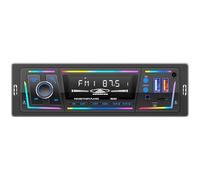 Autoradio Bluetooth RDS, CENXINY Poste Radio Voiture Bluetooth avec Port de Charge Type-C,Multi-éclairage Mode Lecteur,FM/AM 1DIN Autoradio 2 USB/MP3/AUX/carte SD/Réglages Audio DSP/EQ