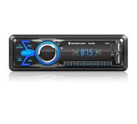 Autoradio Bluetooth,Wistrue Stéréo Voiture Bluetooth Autoradio 1 DIN FM Radio Auto Lecteur MP3 Prend en charge 2 USB/Charge rapide/SD/AUX/Télécommande/Support iOS/Android