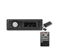 Autoradio Caliber - Radio FM avec Bluetooth - Noir (RMD030BT) - Lecteur de cartes SD USB - 4 X 55W - 1DIN