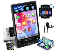 Autoradio CarPlay Autoradio 1 DIN 10,4 Pouces Bluetooth Android Auto Écran Tactile
