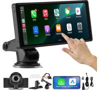 Autoradio CarPlay écran tactile 254mm - Apple Android - Compatible caméra avant/arrière - Radio Android Auto 10 pouces