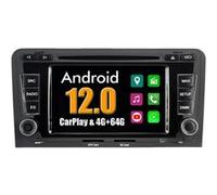 Autoradio CarPlay Multimédia RoverOne Android 4Go RAM 64Go ROM GPS pour Audi A3 S3 RS3 2002-2011 G