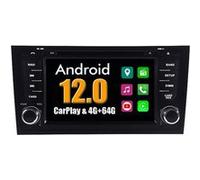 Autoradio CarPlay Multimédia RoverOne Android 4Go RAM 64Go ROM GPS pour Audi A6 C5 S6 RS6 1997-2004 G