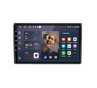 Autoradio Carplay pour Audi A4 2 3 B6 B7 S4 RS4 2000-2009 HD Écran Tactile, Aux/FM, Caméra de Recul, Contrôle Vocal, Eq, USB Type-C, 8 Nuclear 8G+256G