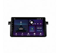 Autoradio Carplay pour BMW E46 M3 318/320/325/330/335 1998-2006 Pouces HD Écran Tactile, Navigation GPS, Aux/FM, Contrôle Vocal, Mirror Link, USB Type-C Autoradio Portable, 4 Nuclear 4G+64G