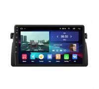 Autoradio Carplay pour BMW E46 M3 318/320/325/330/335 Pouces HD Écran Tactile, Navigation GPS, Aux/FM, Contrôle Vocal, Mirror Link, USB Type-C Autoradio Portable, 4 Nuclear 1G+16G