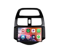 Autoradio Carplay pour Chevrolet Spark Beat Matiz Creative 2010-2014 Mises à Jour OTA, Bluetooth, Caméra de Recul, Mirror Link, Commande Vocale, Navigation GPS Autoradio, 8 Nuclear 6G+128G