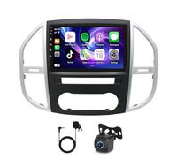 Autoradio double DIN 10 pouces pour Mercedes Vito 3 W447 2014-2020 avec Carplay sans fil Android 14 GPS Head Unit Écran DAB Bluetooth Caméra de recul Mirror Link FM/RDS SWC 4 + 64G