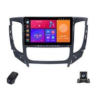 Autoradio Double DIN 2K 9 pour Mitsubishi L200 5 2015-2019 Android 14 9 inch Radio Écran Tactile/CarPlay/Android Auto/WiFi/GPS/Bluetooth/FM/AM/RDS/DSP/SWC/ADAS DVR/Caméra de recul(B,C10Pro)