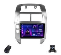 Autoradio Double DIN 2K Écran Tactile pour Volkswagen Polo Mk4 2001-2009 avec CarPlay/Android Auto/Bluetooth/GPS/FM/AM/RDS/DSP/Autoradio Multimédia/WIFI/4GLTE/ADASDVR/Caméra de Recul(C10Pro)
