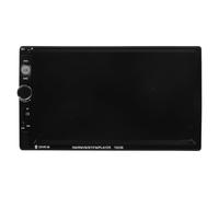 Autoradio Double Din 7 Pouces Tactile pour Voiture, Noir | Liaison Téléphonique, Installation Facile, Commande au Volant, Caméra 12 LED et Kit Inclus