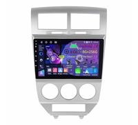 Autoradio Double DIN Android 15 de 10 Pouces pour Dodge Caliber 2007-2010, avec CarPlay, Navigation GPS, Bluetooth, Commandes au Volant et caméra de recul AHD.
