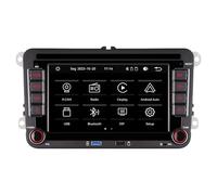 Autoradio Double din Compatible avec CarPlay sans Fil Android Auto avec Puissance de IPS Bluetooth pour VW Golf 5 6 Passat Jetta Caddy EOS T5 Tiguan Touran CC Polo