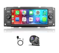 Autoradio double DIN de 6,86 pouces pour Chrysler LHS 1998-2001 avec Carplay sans fil Android 14 GPS Navigation Head Unit Écran DAB Bluetooth Caméra de recul Mirror Link FM/RDS SWC 2 + 32 G