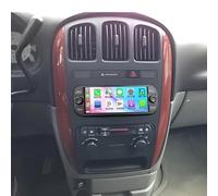 Autoradio double DIN de 6,86 pouces pour Town & Country 2001-2007 avec Carplay sans fil Android 14 GPS Head Unit Écran DAB Bluetooth Caméra de recul Mirror Link FM/RDS SWC 2 + 32 G