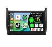 Autoradio Double Din pour VW Volkswagen Polo 2008-2020 avec CarPlay, Bluetooth, FM/RDS, GPS, SWC, 4G WiFi, caméra de recul(S-3(2G+64G))