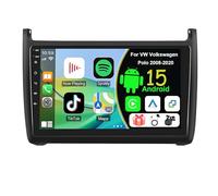 Autoradio Double Din pour VW Volkswagen Polo 2008-2020 avec CarPlay, Bluetooth, FM/RDS, GPS, SWC, 4G WiFi, caméra de recul(S-2(2G+32G))