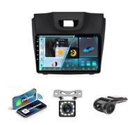 Autoradio Double Din Voiture Stéréo Pour Chevrolet S10/Isuzu D-Max 2015-2018 Voiture GPS Navigation Unité De Tête Support WIFI 4G AM FM RDS USB Bluetooth MirrorLink Commandes Au Volant(NF-1 WIFI 1G+32