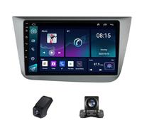 Autoradio Double DINà écran Tactile 9 Pouces pour Seat Altea 5P 2004-2015 Toledo 5P III 3 2004-2009/avec caméra de recul/Commandes au Volant/télécommande/Prise en Charge(NF-4)