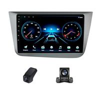 Autoradio Double DINà écran Tactile 9 Pouces pour Seat Altea 5P 2004-2015 Toledo 5P III 3 2004-2009/avec caméra de recul/Commandes au Volant/télécommande/Prise en Charge(NF-1)