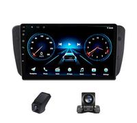 Autoradio Double DINà écran Tactile 9 Pouces pour Seat Ibiza 6J 4 2008-2015/avec caméra de recul/Bluetooth/Commandes au Volant/télécommande/Prise en Charge CarAutoPlay Android Auto(NF-1)