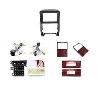 Autoradio Fascia Android MP5 Lecteur Panneau Boîtier Cadre 2Din Unité Principale Stéréo Dash Cover pour Kia pour Sorento 2009-2012 Fascia du Panneau Radio(Câble de Cadre Canbus)