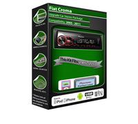 Autoradio Fiat Croma, Radio Pioneer USB AUX, Lecteur iPod iPhone Android