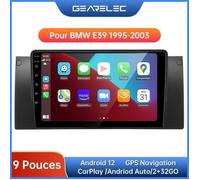 Autoradio Gearelec 9 Pouces Android pour BMW E39 avec Carplay, GPS, Bluetooth et WiFi