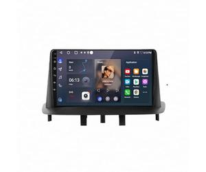 Autoradio GPS 2 Din pour Renault Megane 3 Fluence 2008-2014 Carplay sans Fil Android Auto Poste Radio avec GPS, WiFi, Bluetooth, Mirror Link, RDS, Mic, SWC, 8 Nuclear 8G+256G