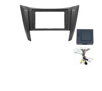 Autoradio GPS avec Écran 9 Pouces Façade 2DIN pour Navara NP300 pour Frontier 2017-2019 Tableau Bord(Cadre et câbles)