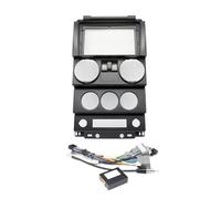 Autoradio GPS MP5 2Din 9 Pouces pour Jeep pour Wrangler pour Rubicon 2008-2010(4 Doors with Cable)