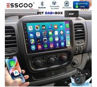 Autoradio GPS Multimédia - ESSGOO - Pour Renault Trafic 3 Opel Vivaro B - Android 15.0 - 2+64G - CarPlay