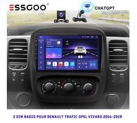 Autoradio GPS Multimédia - ESSGOO - Renault Trafic 3 Opel Vivaro B - Android 15.0 - 2+32G - CarPlay Bluetooth