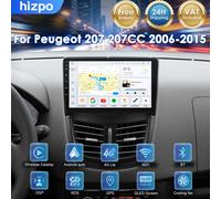 Autoradio Hizpo 9'' 360° avec caméra 2din pour Peugeot 207 207CC 2006 - 2015, Navigation, CarPlay, Android Auto, WIFI, GPS, SWC S8-8G 128G-8 cœurs-4G LTE
