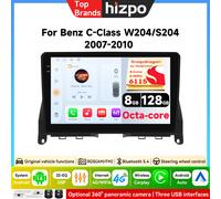 Autoradio Hizpo 9 pouces 2din Android Auto pour Mercedes-Benz W204 S204 2007 - 2010, système multimédia intelligent sans fil Apple CarPlay, écran tactile IPS, lecteur vidéo stéréo, autoradio