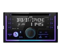 JVC Autoradio 2-DIN KW-DB95BT – CD, USB, iPod, Bluetooth, DAB+, Alexa – Noir