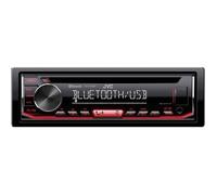 JVC KD-T702BT Autoradio CD/USB 1DIN, Bluetooth intégrée, Entrée USB & AUX en façade