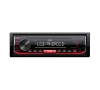 JVC Autoradio KD-X162 - USB, RDS, MP3/WMA/FLAC, AUX, Bass Boost, Android Music Control, 4x50W, rouge