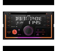 Autoradio JVC KW-DB95BT 2DIN Noir, 200W, Bluetooth 4.2, DAB/FM/LW/MW, Lecteur CD, USB, AUX, Écran LCD, AAC/FLAC/MP3/WAV/WMA, Compatible Android/iPhone