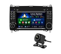 Autoradio Linux pour Mercedes W245 B200 A W169 Vito Viano W639 Sprinter,Écran 7" avec Bouton Rotatif,CarPlay sans Fil,Android Auto,Poste OEM,DSP,Soutien Commande au Volant,Caméra 720P